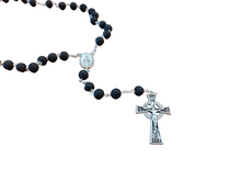 Load image into Gallery viewer, Miraculous Medal Rosary Lava Stone